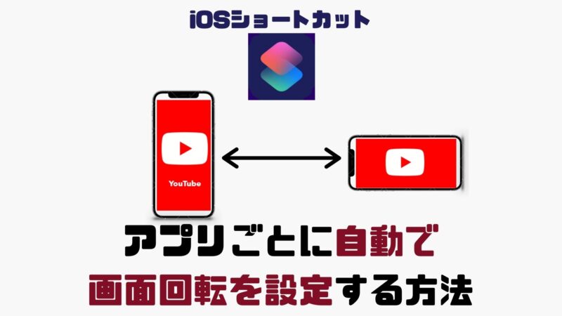 Iphone アプリごとに自動で画面回転を設定する方法 Ios14 ハネログ