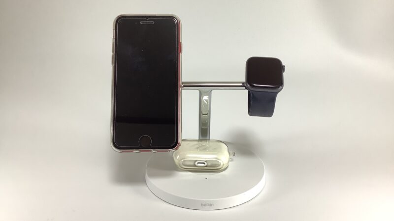Belkin MagSafe 3in1 ワイヤレス充電器 レビュー】3in1でApple Watchも